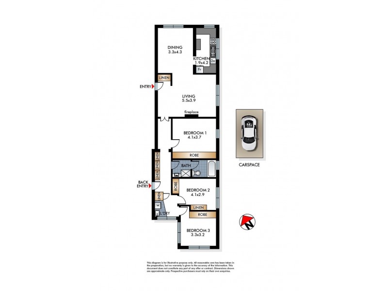 3/2 Kent Road, Rose Bay NSW 2029 Floorplan