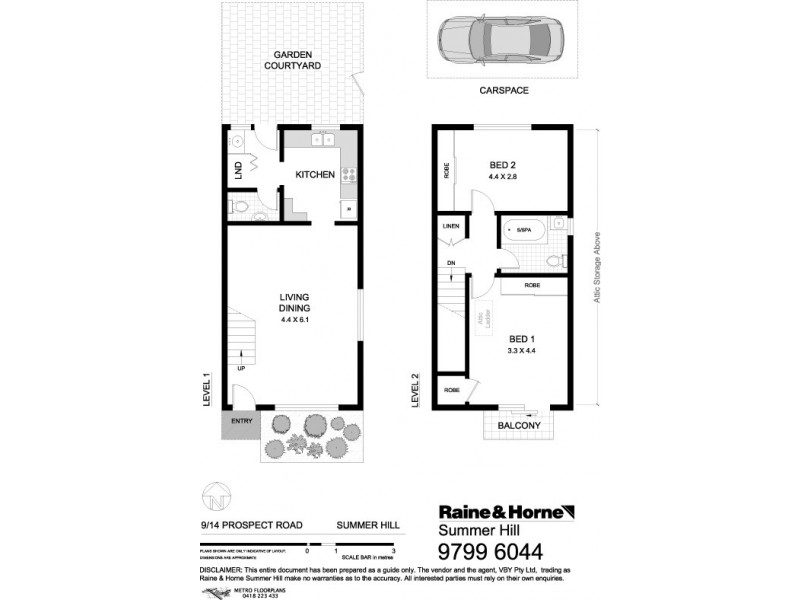 9/14 Prospect Road, Summer Hill NSW 2130 Floorplan