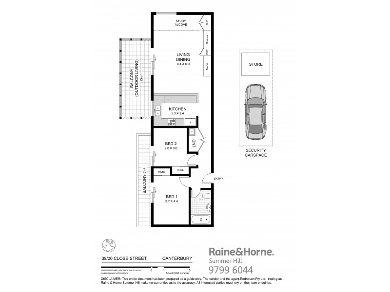 39/20 Close Street, Canterbury NSW 2193 Floorplan