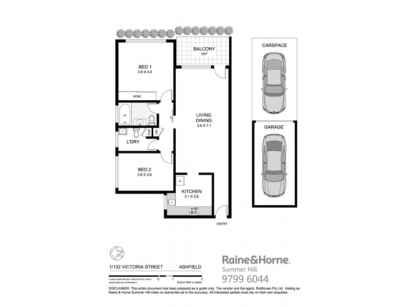 1/132 Victoria Street, Ashfield NSW 2131 Floorplan