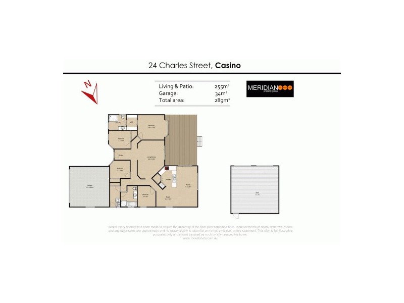 24 Charles Ave, Casino NSW 2470 Floorplan