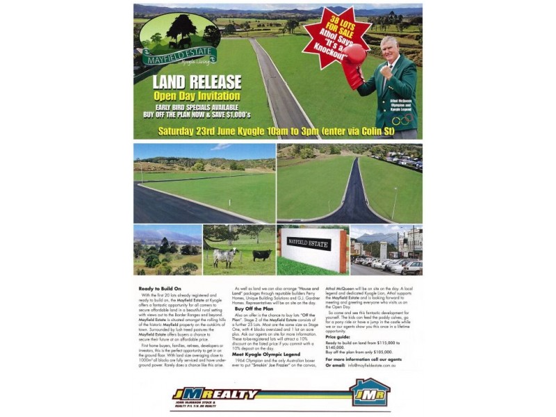 Lot 37 1a2 Mayfield Estate, Kyogle NSW 2474