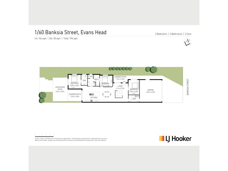 1/60 Banksia Street, Evans Head NSW 2473 Floorplan