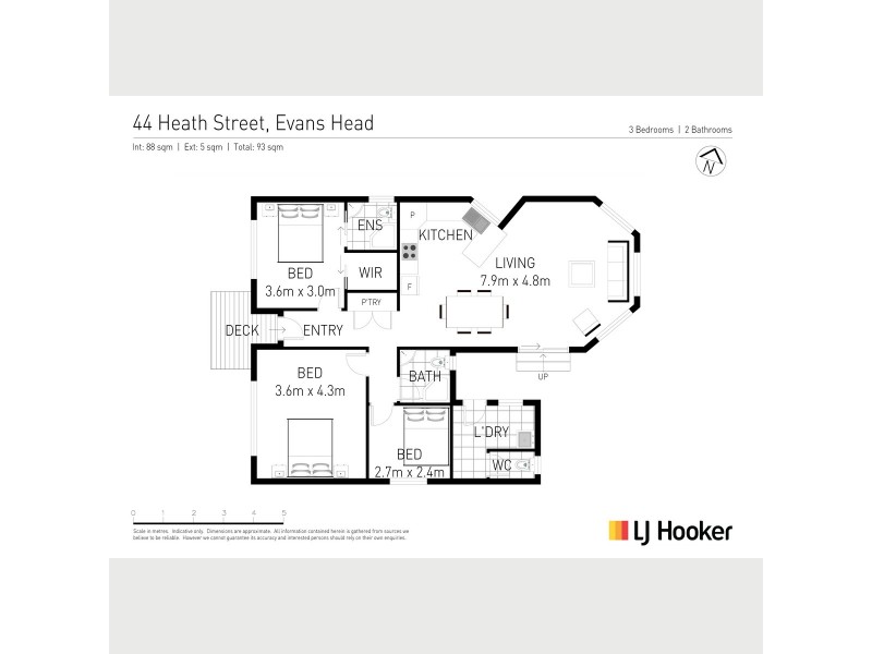 44 Heath Street, Evans Head NSW 2473 Floorplan