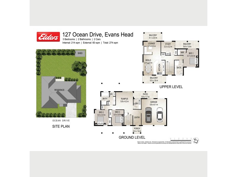 127 Ocean Drive, Evans Head NSW 2473 Floorplan