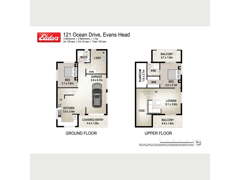 121 Ocean Drive, Evans Head NSW 2473 Floorplan