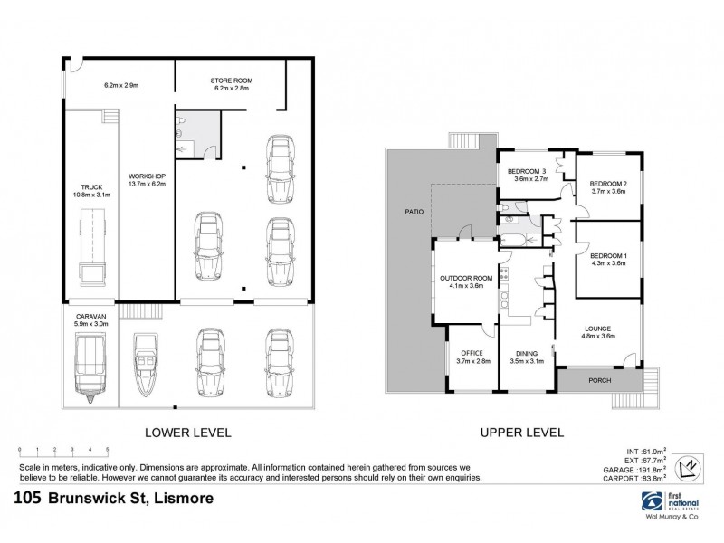 105 Brunswick Street, Lismore NSW 2480 Floorplan