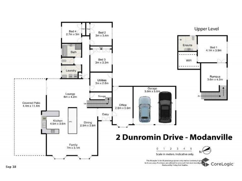 2 Dunromin Drive, Modanville NSW 2480 Floorplan