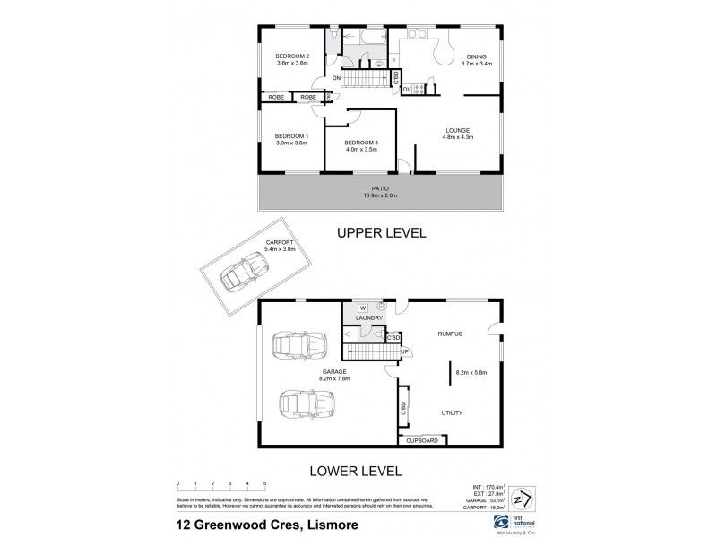 12 Greenwood Crescent, Lismore NSW 2480 Floorplan