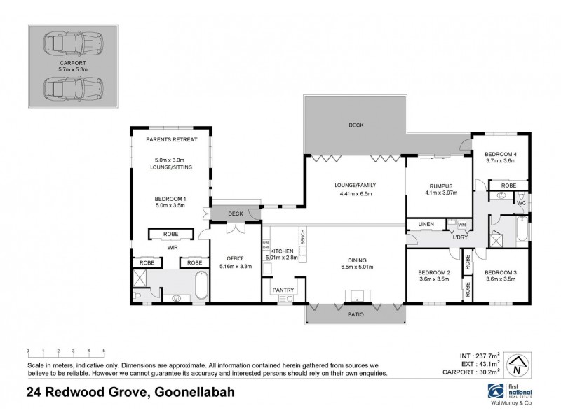 24 Redwood Grove, Goonellabah NSW 2480 Floorplan