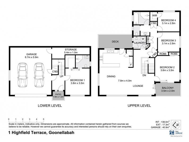1 Highfield Terrace, Goonellabah NSW 2480 Floorplan