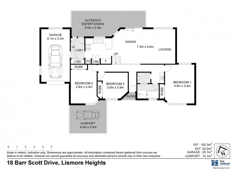 18 Barr Scott Drive, Lismore Heights NSW 2480 Floorplan