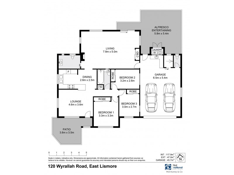 120 Wyrallah Road, East Lismore NSW 2480 Floorplan