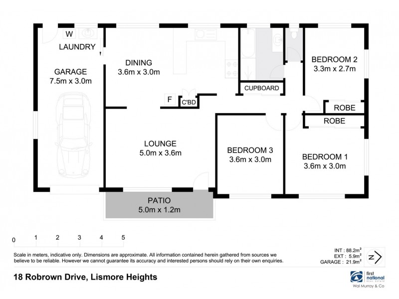 18 Robrown Drive, Lismore Heights NSW 2480 Floorplan