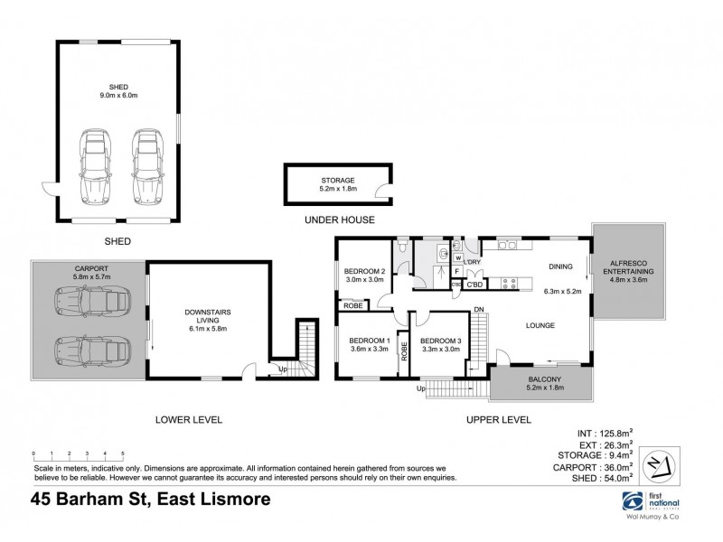 45 Barham Street, East Lismore NSW 2480 Floorplan