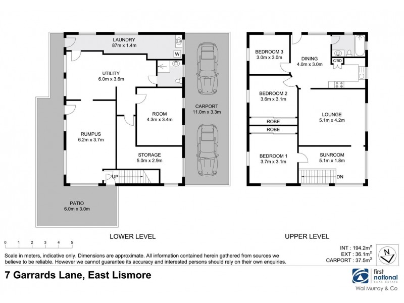 7 Garrard Lane, Girards Hill NSW 2480 Floorplan