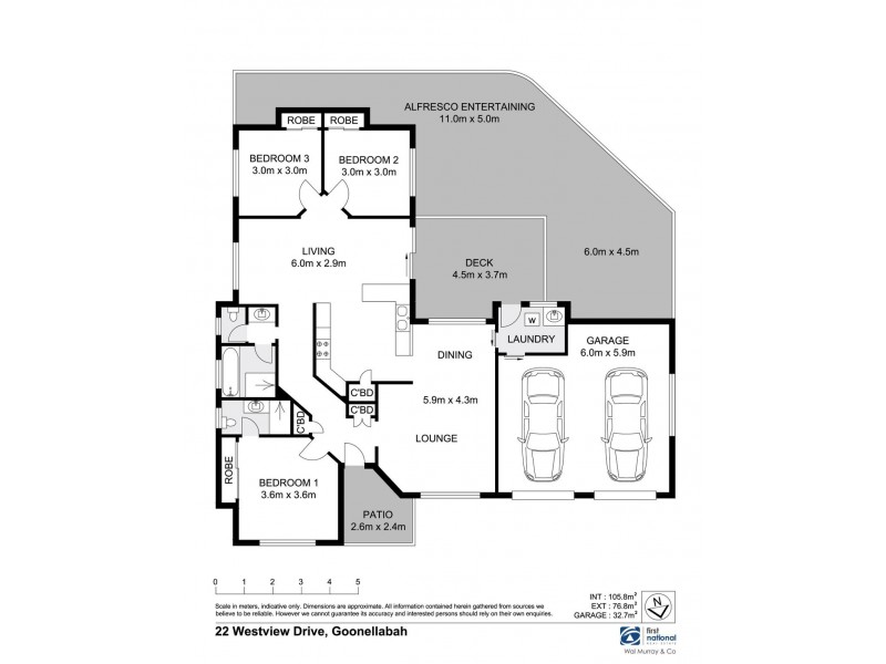 22 Westview Drive, Goonellabah NSW 2480 Floorplan