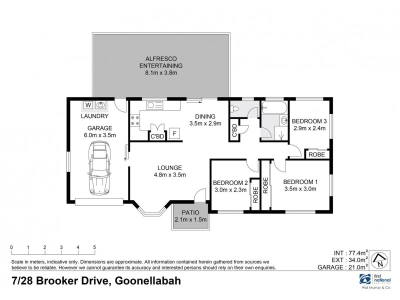 7/28 Brooker Drive, Goonellabah NSW 2480 Floorplan