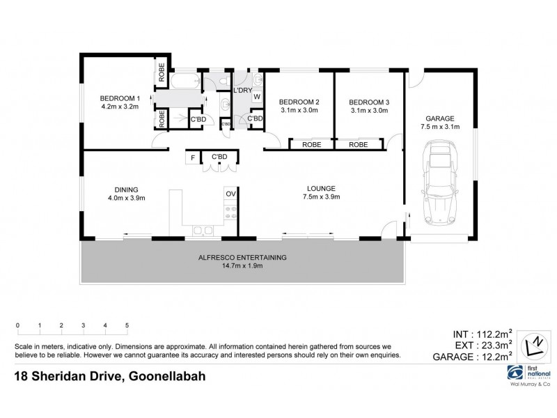 18 Sheridan Drive, Goonellabah NSW 2480 Floorplan