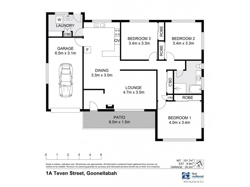 1a Teven Street, Goonellabah NSW 2480 Floorplan