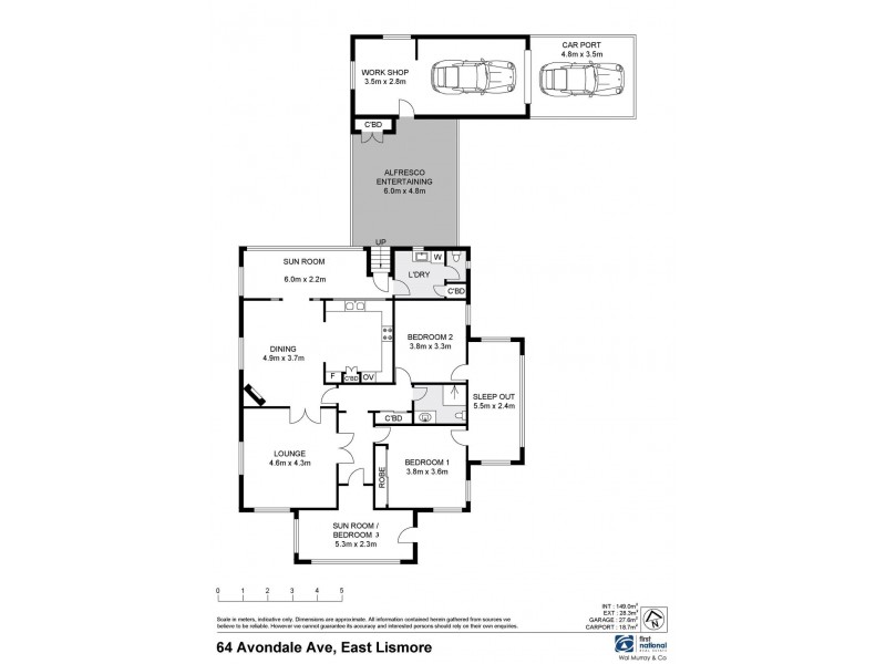64 Avondale Avenue, East Lismore NSW 2480 Floorplan