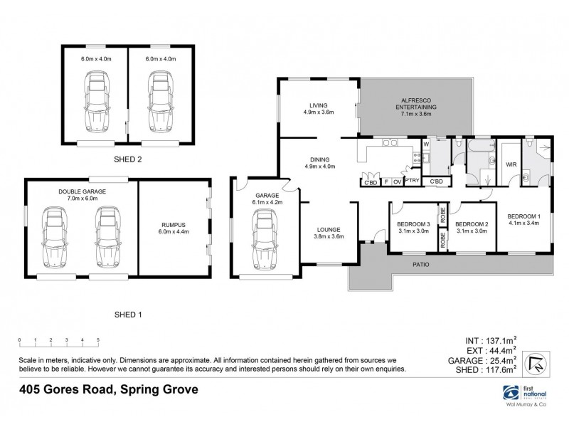 405 Gores Road, Spring Grove NSW 2470 Floorplan