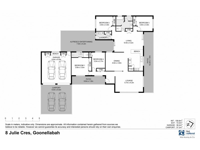 8 Julie Crescent, Goonellabah NSW 2480 Floorplan