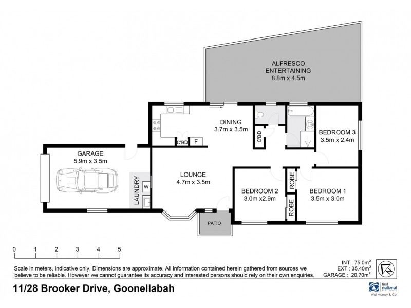 11/28 Brooker Drive, Goonellabah NSW 2480 Floorplan
