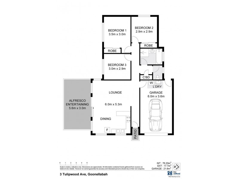 3 Tulipwood Avenue, Goonellabah NSW 2480 Floorplan