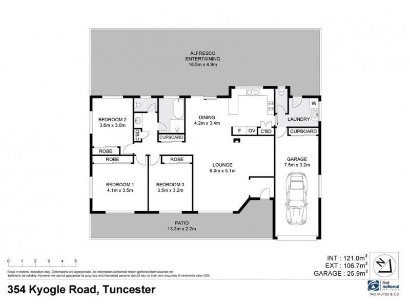 354 Kyogle Road, Tuncester NSW 2480 Floorplan