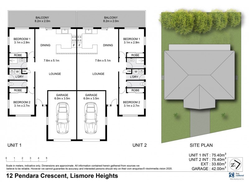 1 & 2/12 Pendara Crescent, Lismore Heights NSW 2480