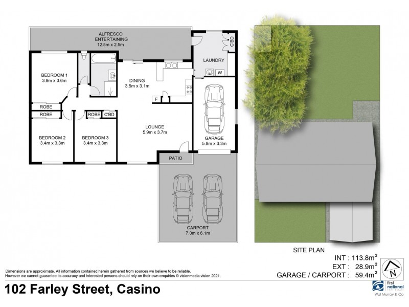 102 Farley Street, Casino NSW 2470 Floorplan