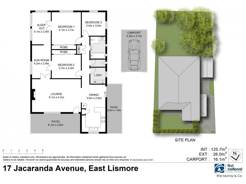 17 Jacaranda Avenue, East Lismore NSW 2480 Floorplan