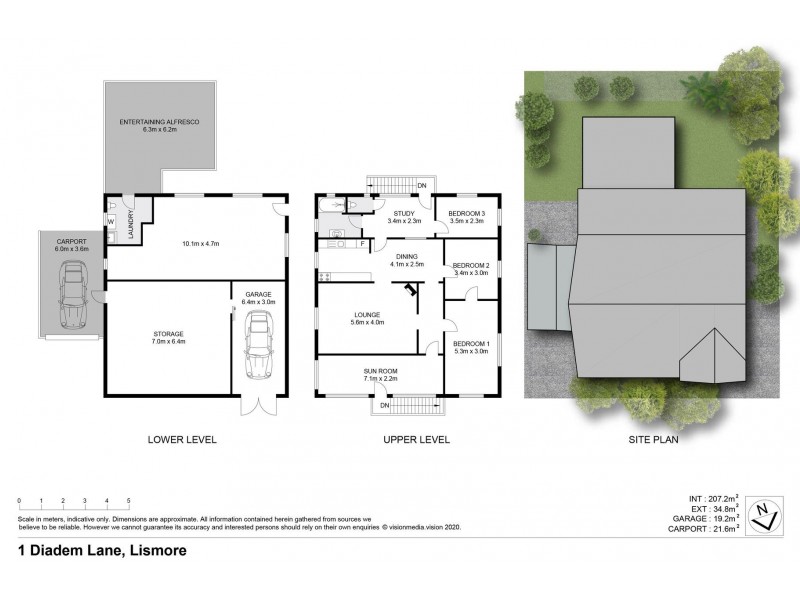1 Diadem Lane, Lismore NSW 2480 Floorplan