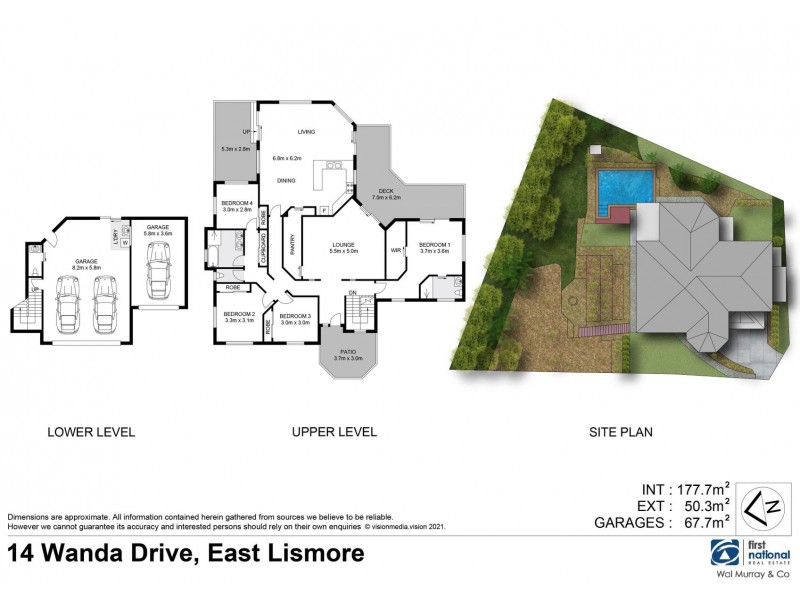 14 Wanda Drive, East Lismore NSW 2480 Floorplan