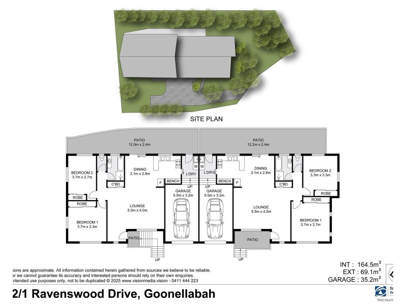 1 & 2/1 Ravenswood Drive, Goonellabah NSW 2480