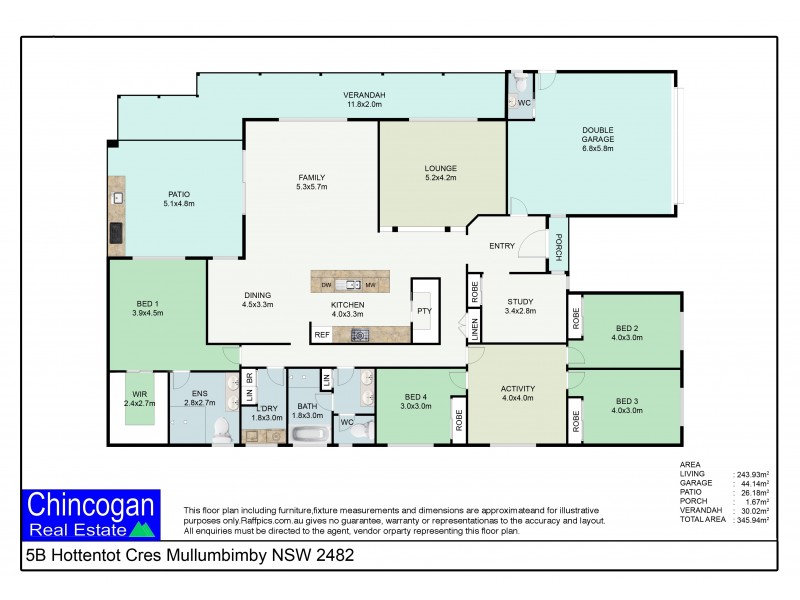5B Hottentot Crescent, Mullumbimby NSW 2482 Floorplan