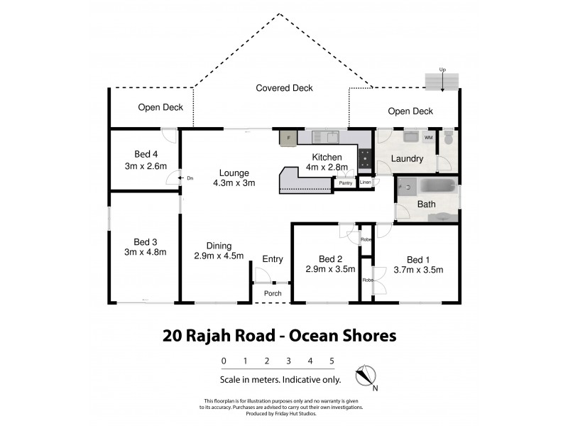 20 Rajah Road, Ocean Shores NSW 2483 Floorplan