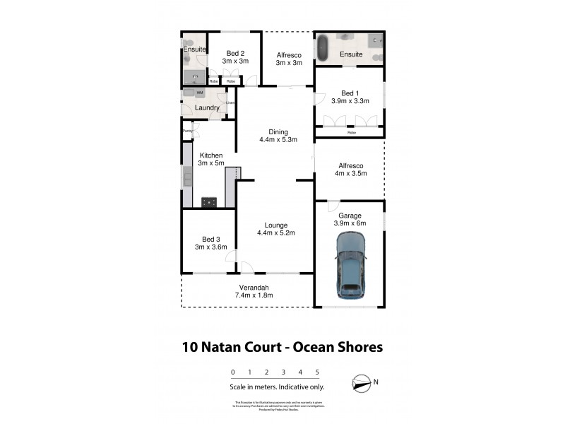 10 Natan Court, Ocean Shores NSW 2483 Floorplan