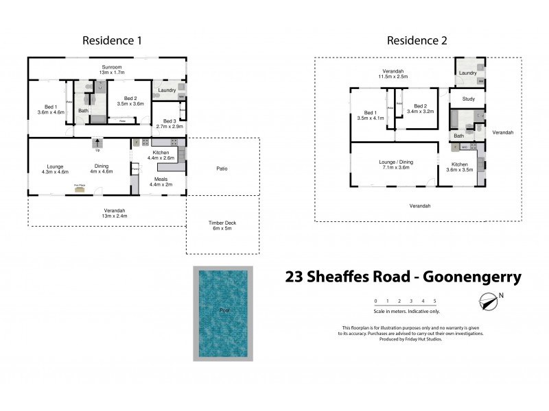 23 Sheaffes Road, Goonengerry NSW 2482 Floorplan