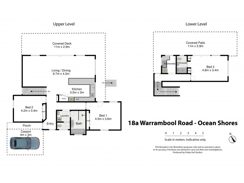 18A Warrambool Road, Ocean Shores NSW 2483 Floorplan