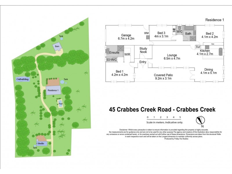 45 Crabbes Creek Rd, Crabbes Creek NSW 2483 Floorplan