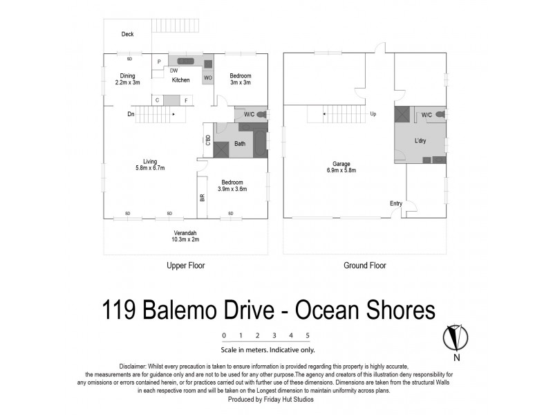 119 Balemo Drive, Ocean Shores NSW 2483 Floorplan