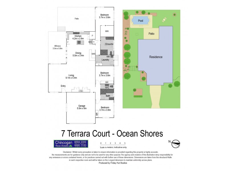 7 Terrara Court, Ocean Shores NSW 2483 Floorplan