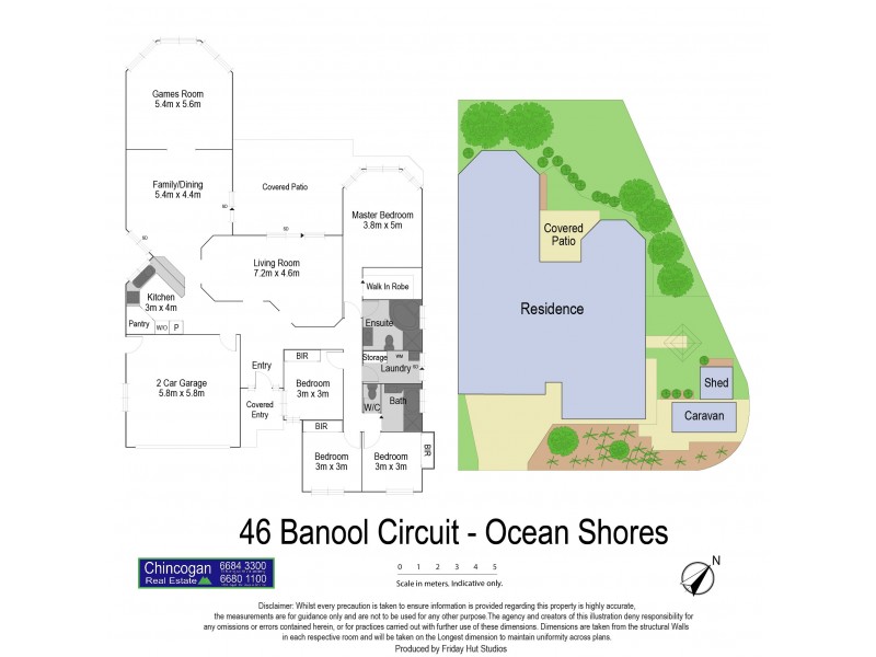 46 Banool Circuit, Ocean Shores NSW 2483 Floorplan