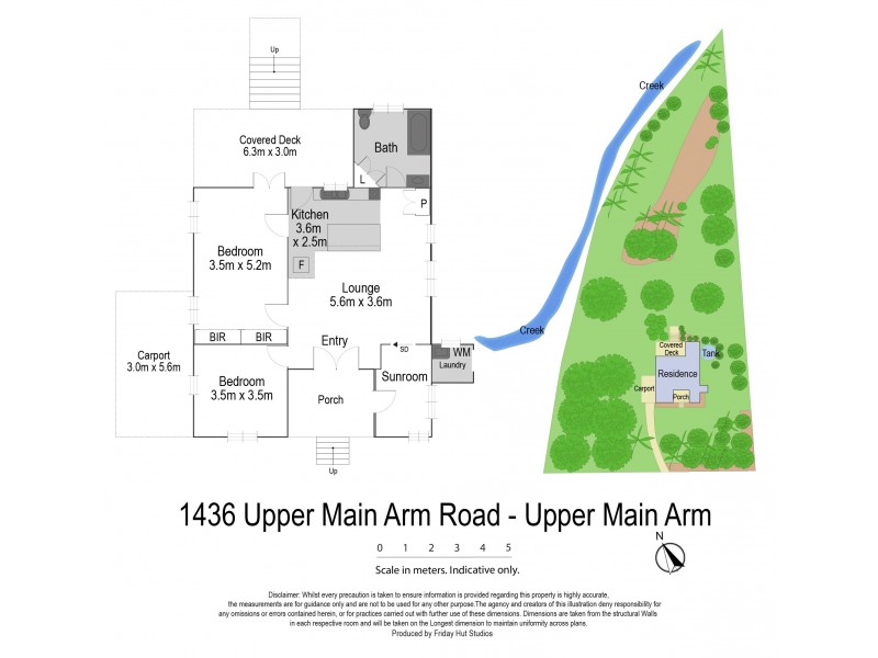 1436 Main Arm Rd, Upper Main Arm NSW 2482 Floorplan