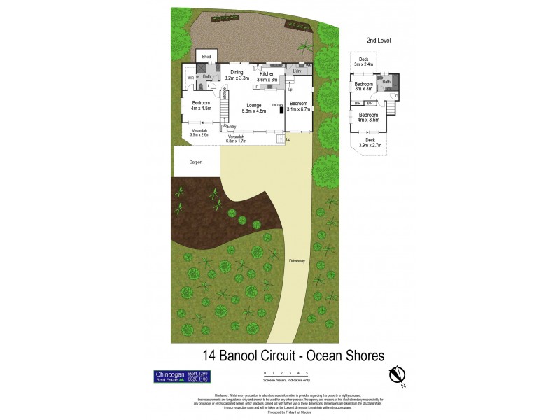 14 Banool Circuit, Ocean Shores NSW 2483 Floorplan