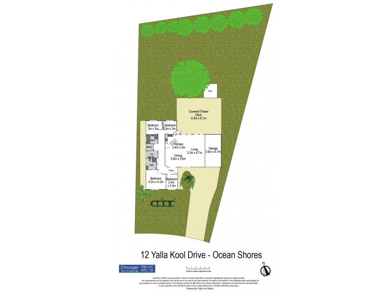 12 and 14 Yalla Kool Drive, Ocean Shores NSW 2483