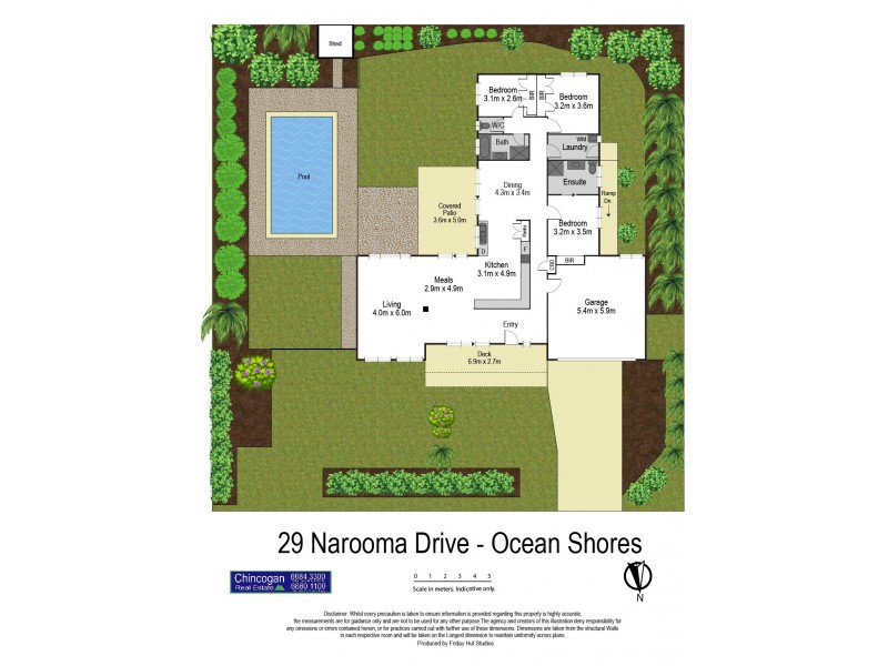 29 Narooma Drive, Ocean Shores NSW 2483 Floorplan