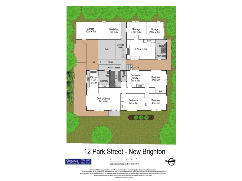 12 Park Street, New Brighton NSW 2483 Floorplan